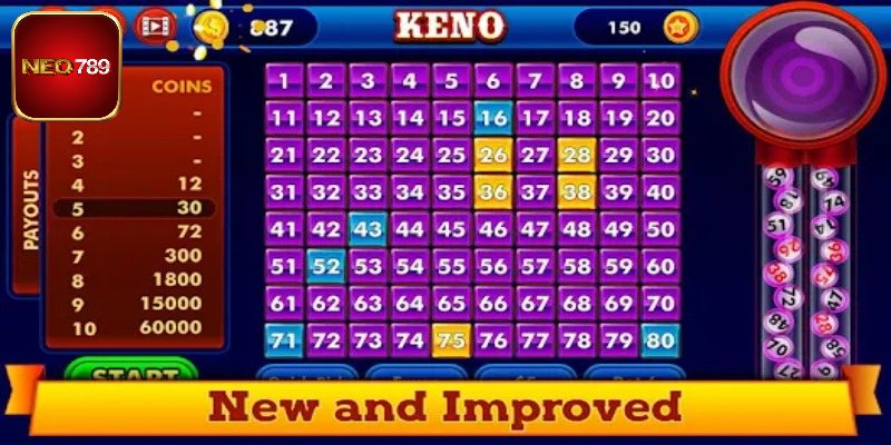 Đôi nét quay số Keno