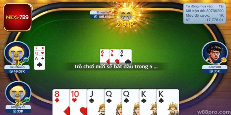 Sử dụng tứ đôi thông giành thắng